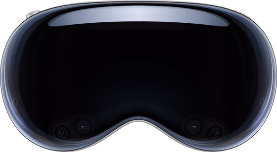 Front view of Apple Vision Pro